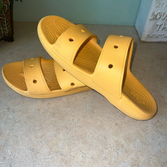 CROCS Shoes - Iconic crocs comfort size W10 M8 Orange Slip On